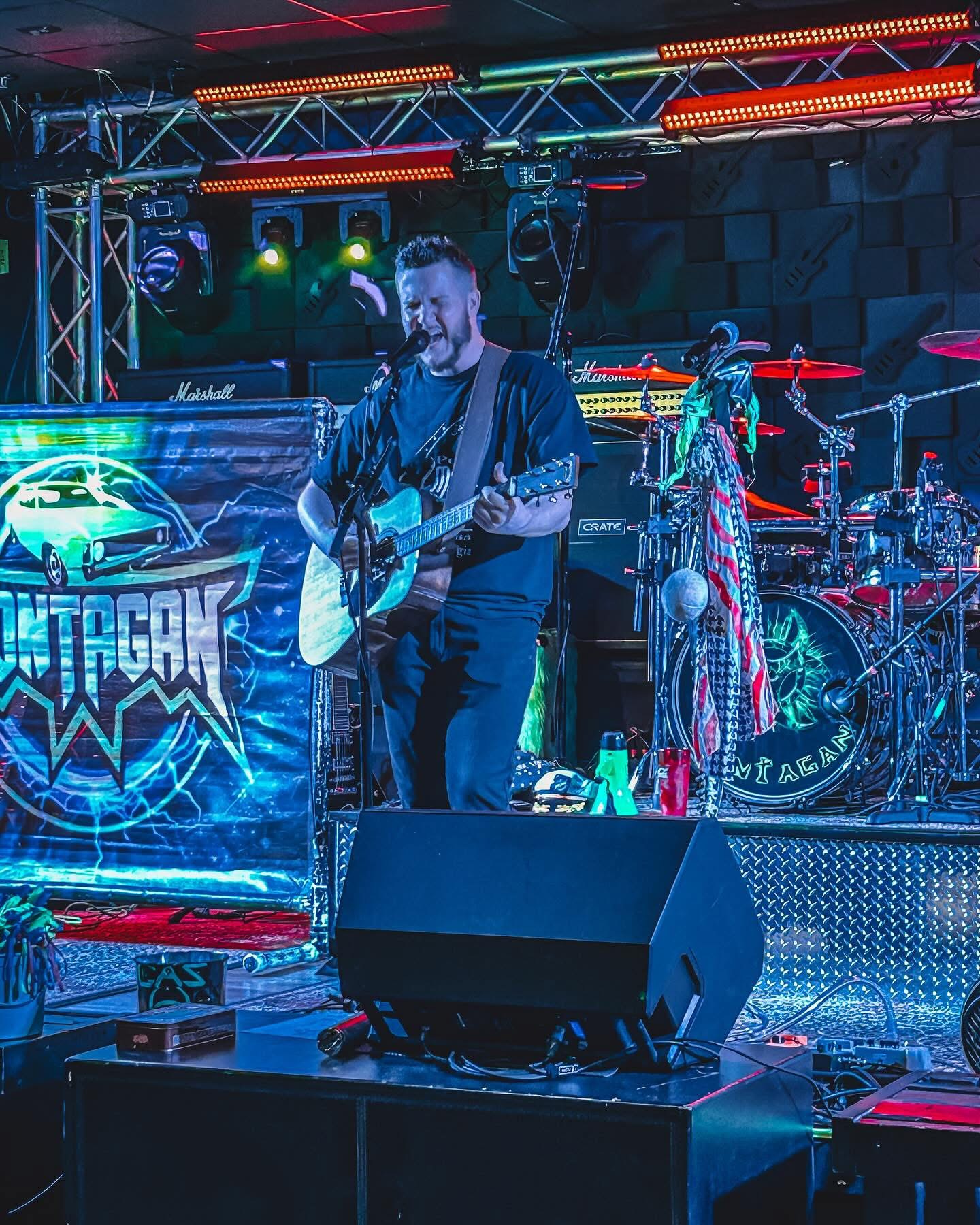 Daniel on a festival stage
